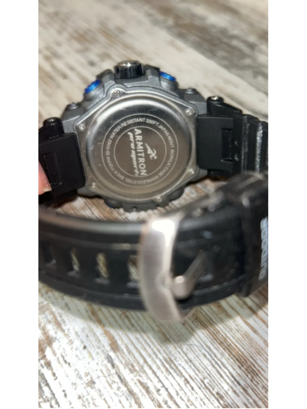 Men's Armitron Pro Sport Digital Watch, One Size, Black and Blue